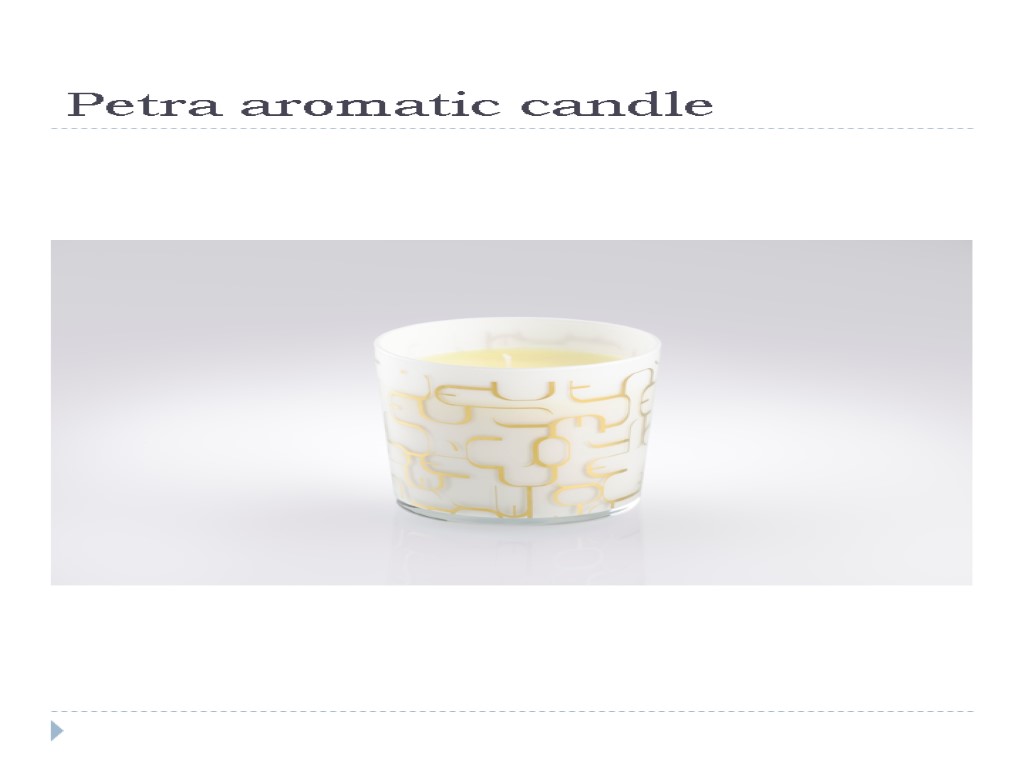 Petra aromatic candle